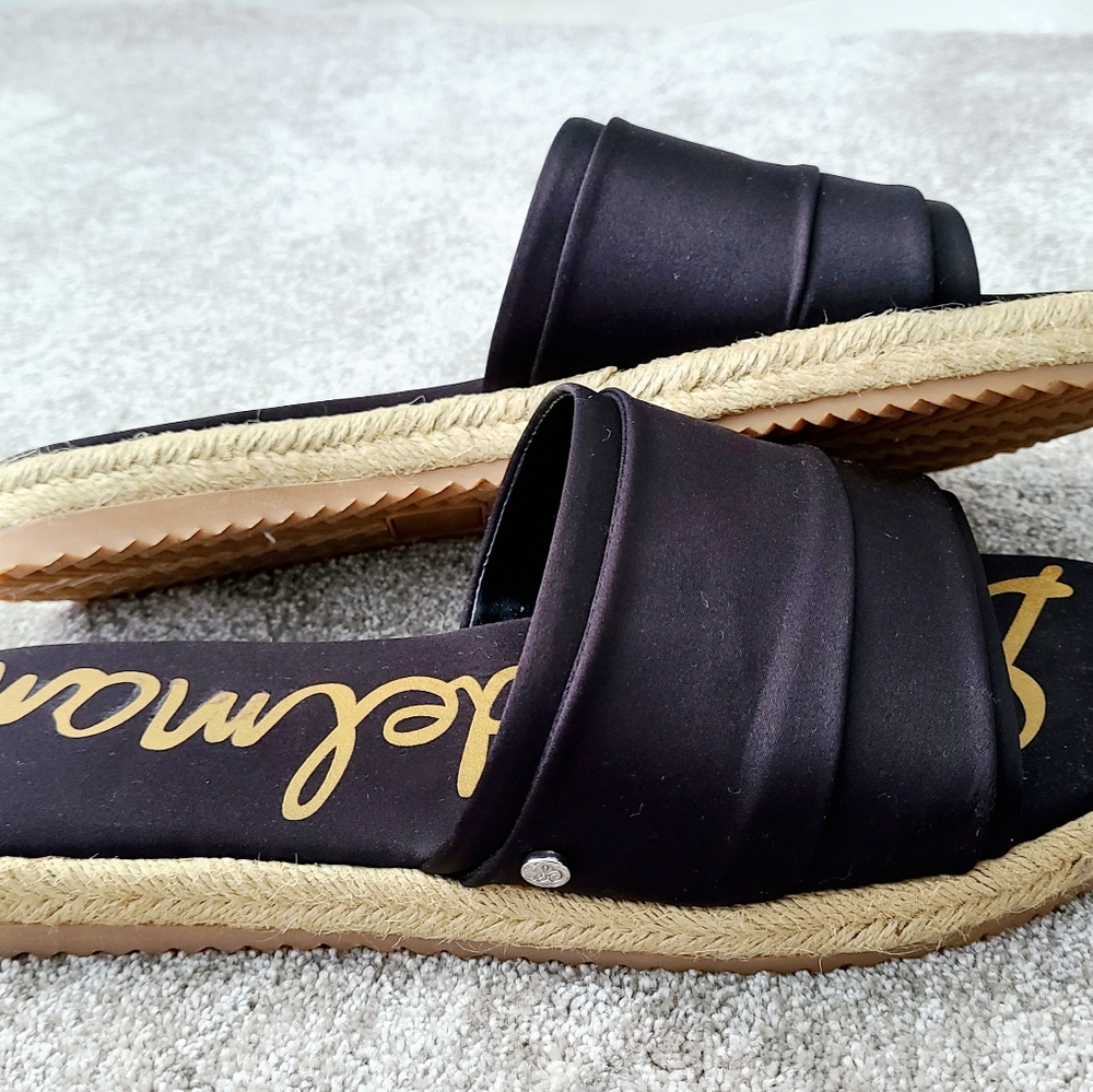 🖤 New! Sam Edelman Satin Beachy Sandals - Picture 3 of 6